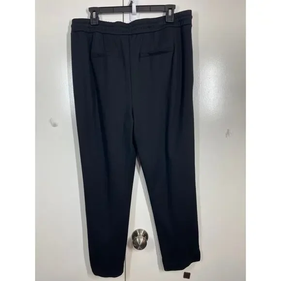 Laundry by Shelli Segal Black Ponte Knit Elastic Waist Pants Size Large - Picture 8 of 10